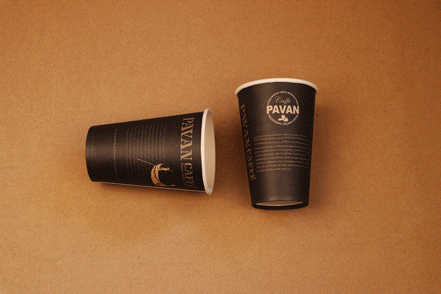 Single wall paper cup 420ml image