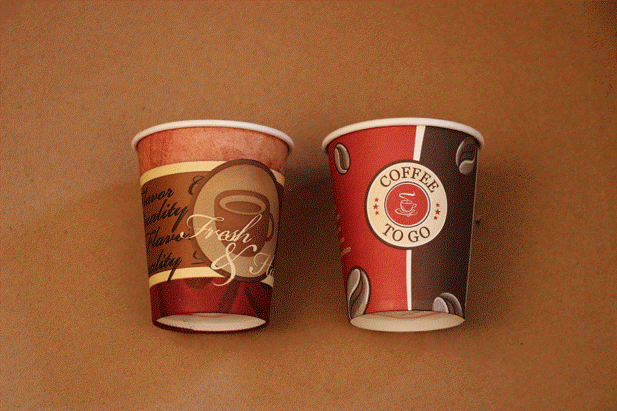 Single wall paper cup 280ml image