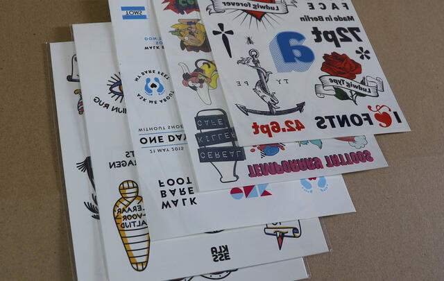 Temporary transfer tattoo 210x148mm image