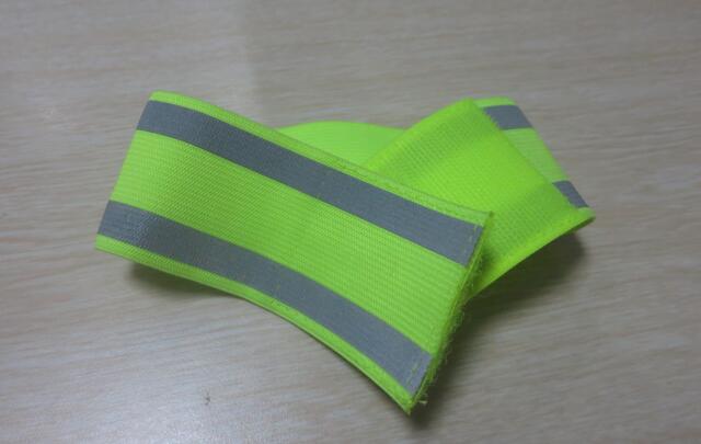 Elastic reflective safety armband / ankle band printed with logo image
