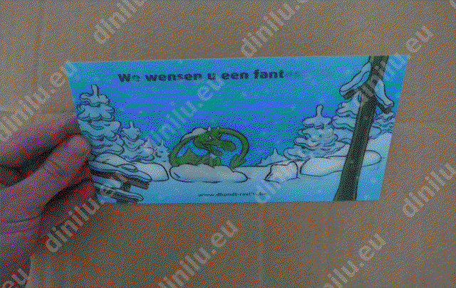 Lenticular print 12x17cm image