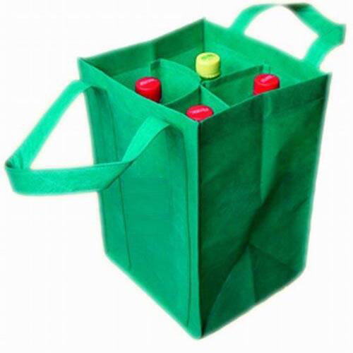 PP non-woven wine bag for 4 bottles image