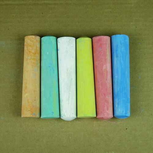 Jumbo sidewalk chalks in custom printed box Jumbo sidewalk chalks image