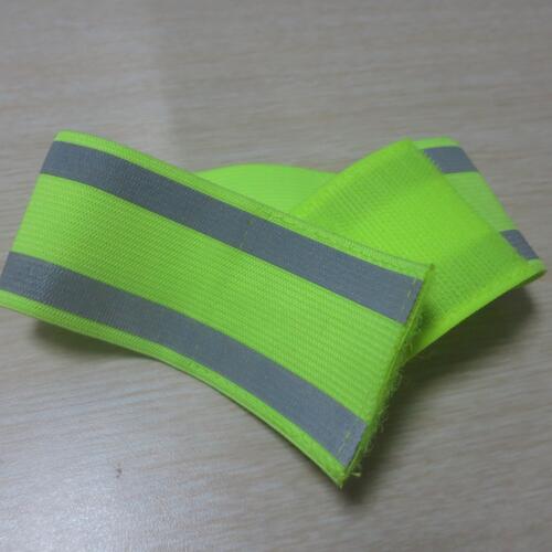 Elastic reflective safety armband / ankle band printed with logo image