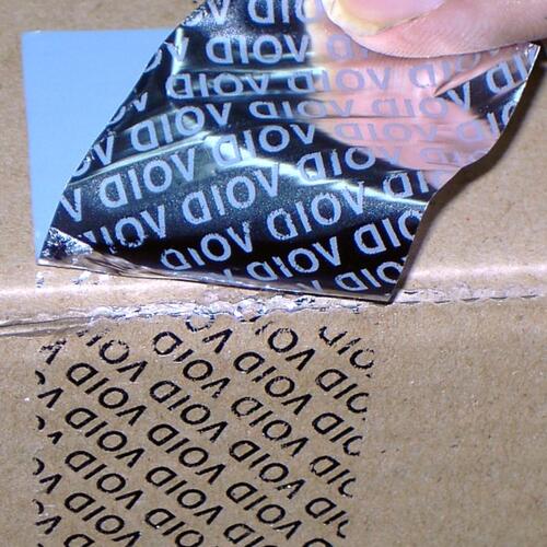 Custom printed anti-tampering tape 50mm x 50m image
