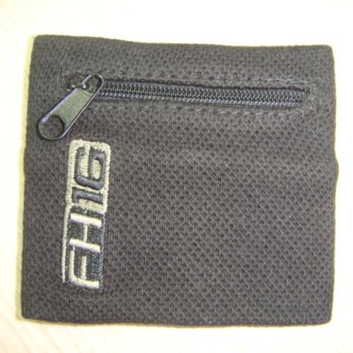 Custom embroidered sweatband with pocket for valuables Custom embroidered sweatband with pocket for valuables image